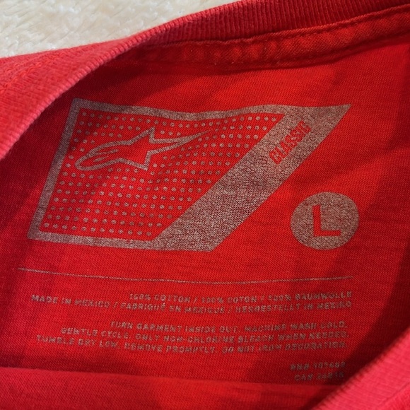 Alpine Stars Red T-Shirt large - Picture 3 of 6